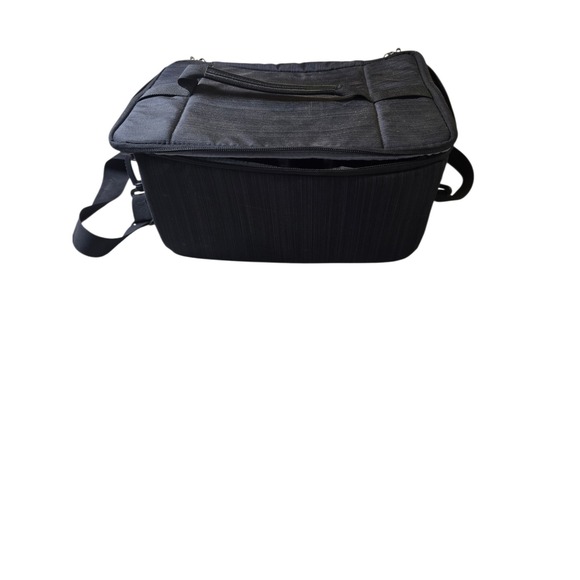 Other - Padded Camera Shoulder Bag Charcoal Gray Adjustable Dividers Gear Case
